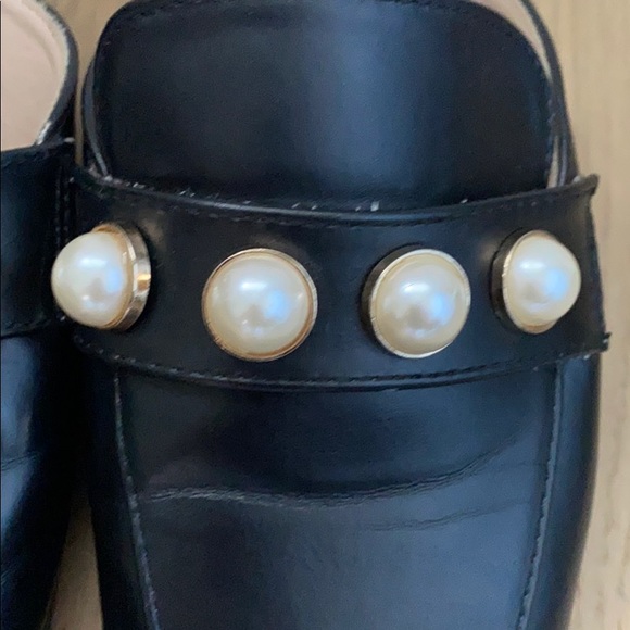 Catherine Malandrino leather pearl slide loafer - Picture 5 of 9